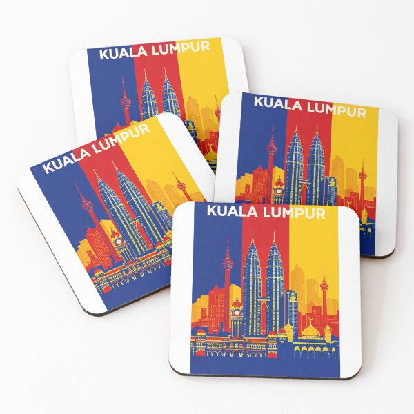 Item preview, Kuala Lumpur Skyline with Petronas Towers, Sultan Abdul Samad Building and KL Tower designed and sold by Aryabek.