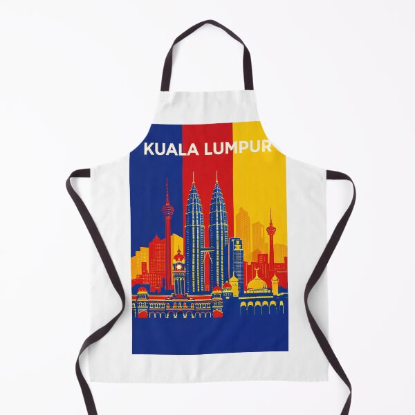 Item preview, Kuala Lumpur Skyline with Petronas Towers, Sultan Abdul Samad Building and KL Tower designed and sold by Aryabek.