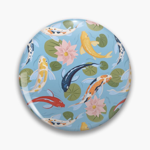 Item preview, Koi fish cap pattern designed and sold by Renartdesign.