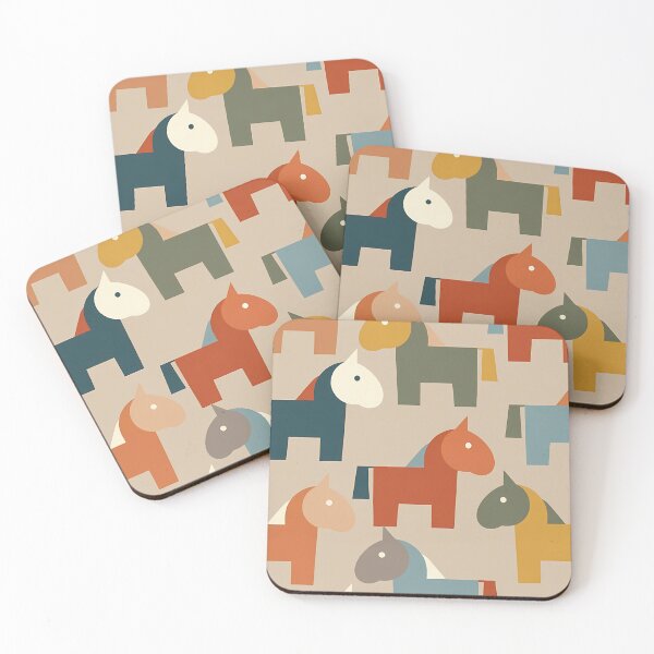 Item preview, Geometric Horse Icon Pattern (image size 7840x11680) designed and sold by Digital-Davinci.