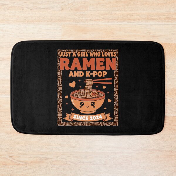 Item preview, Just A Girl Ramen And K-Pop Since 2024 Korean designed and sold by LuminOrb.