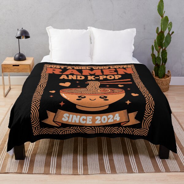 Item preview, Just A Girl Ramen And K-Pop Since 2024 Korean designed and sold by LuminOrb.