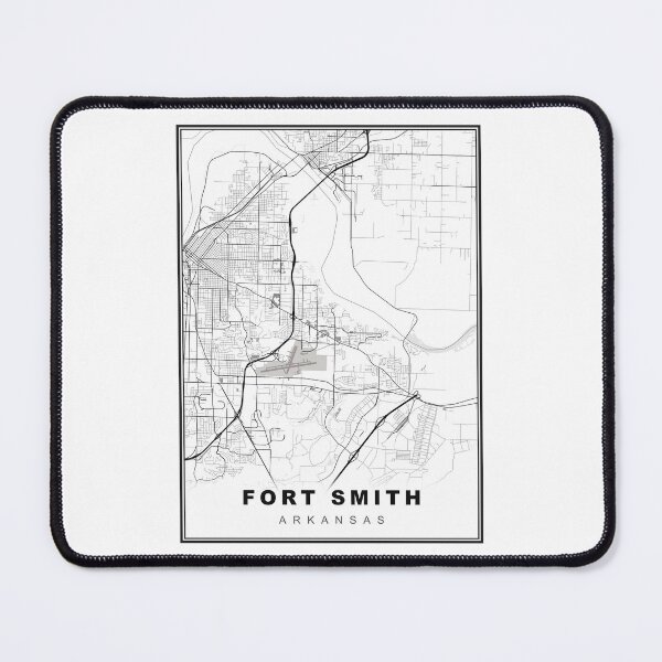 Item preview, Fort Smith Map designed and sold by Tamas Das.