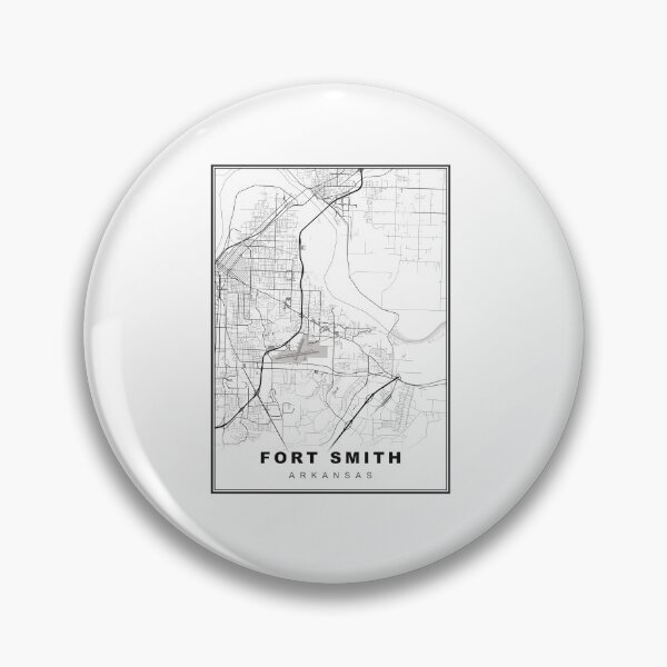 Item preview, Fort Smith Map designed and sold by Tamas Das.