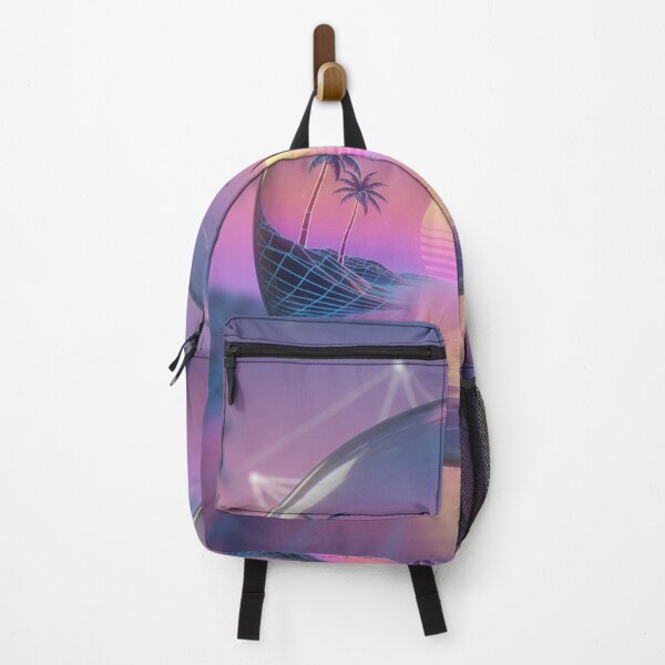 Item preview, multi-color vaporwave gradient sunset inside a glowing sphere, pastel + neon blend, dreamy aesthetic designed and sold by AwesomeArtist26.