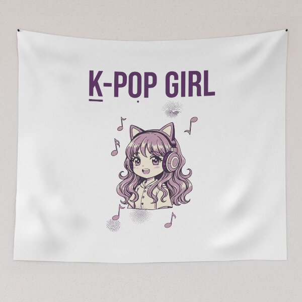 Item preview, K-Pop GIRL Korean Music Anime Korea Kpop designed and sold by LuminOrb.