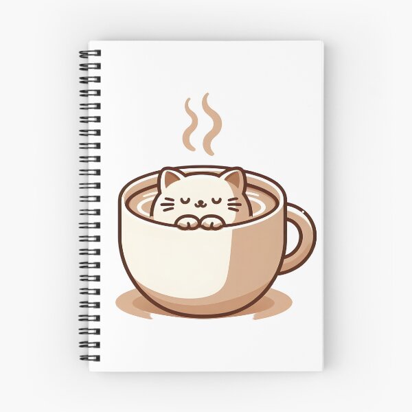 Item preview, Espresso Purr-shot: Cozy Coffee Cat designed and sold by purrsoul.