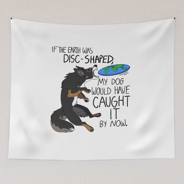 Item preview, Disc Dogs Against Flat Earthers- Black designed and sold by F.Rouni.