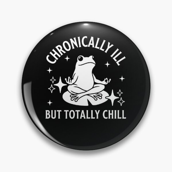 Item preview, Chronically Ill Funny Frog Chronic Pain & Illness MS Spoonie designed and sold by THREE LITTLE BEANS.
