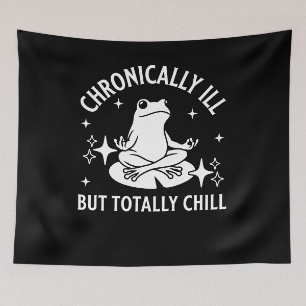 Item preview, Chronically Ill Funny Frog Chronic Pain & Illness MS Spoonie designed and sold by THREE LITTLE BEANS.