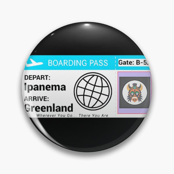 Item preview, Ipanema To Greenland Adventure Boarding Pass designed and sold by RaymondGnLTees.
