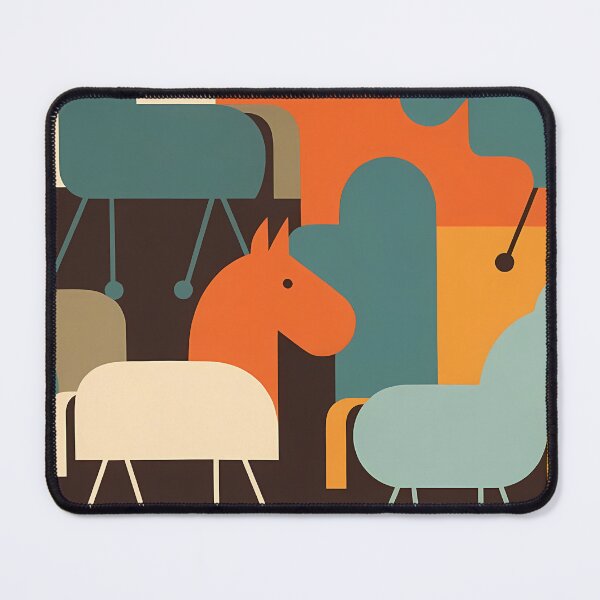 Item preview, Geometric Horse Icon Pattern (image size 7840x11680) designed and sold by Digital-Davinci.
