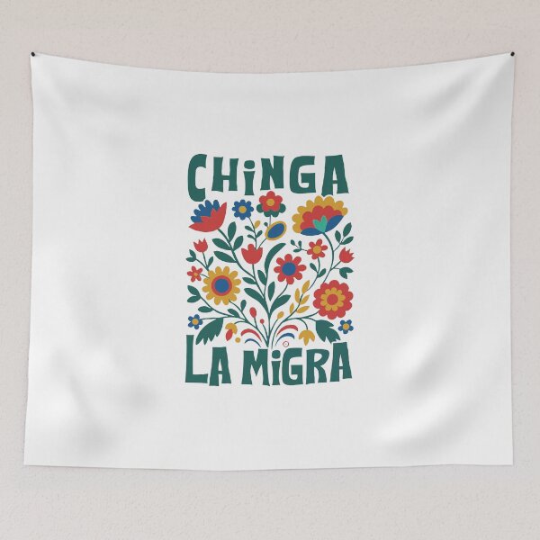 Item preview, chinga la migra Abolist ICE Protest designed and sold by SheriPeroni.