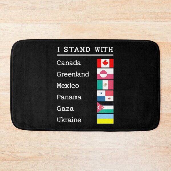 Item preview, Solidarity Flags: Canada, Greenland, Mexico, Panama, Gaza, Ukraine designed and sold by RaymondGnLTees.