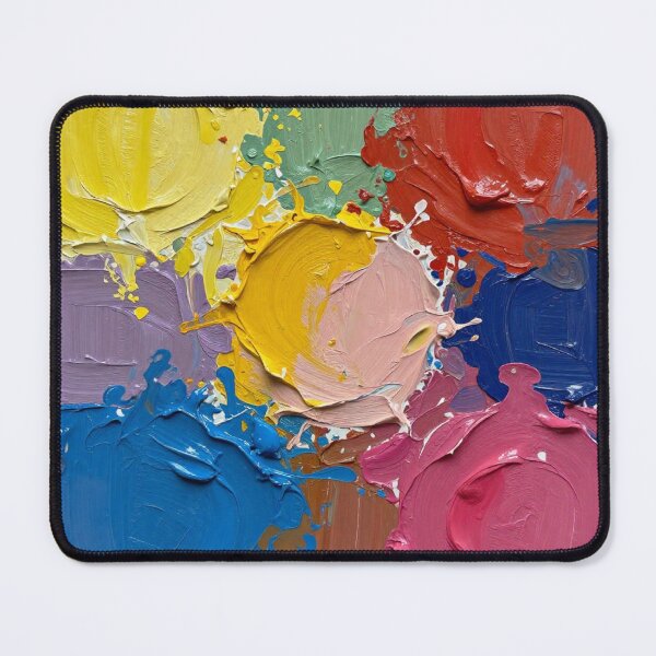 Item preview, Colorful Acrylic Impasto Texture designed and sold by myforestfog.