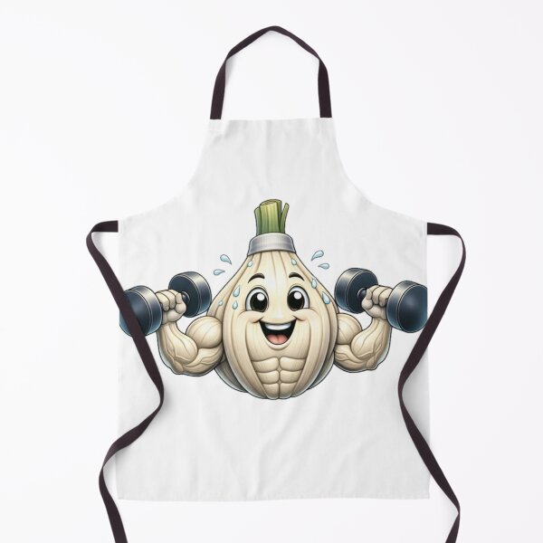 Item preview, Buff Garlic Lifting Dumbbells – Funny Gym Veggie designed and sold by the-dovlat.