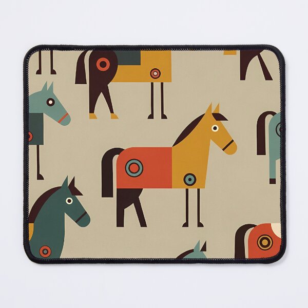 Item preview, Geometric Horse Icon Pattern (image size 7840x11680) designed and sold by Digital-Davinci.