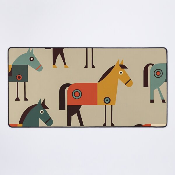 Item preview, Geometric Horse Icon Pattern (image size 7840x11680) designed and sold by Digital-Davinci.
