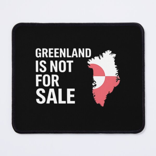 Item preview, Greenland Is Not For Sale Flag Map designed and sold by RaymondGnLTees.