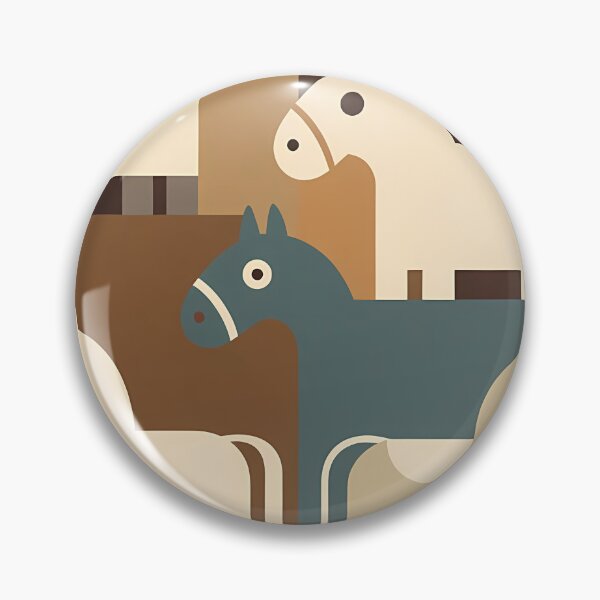 Item preview, Geometric Horse Icon Pattern (image size 7840x11680) designed and sold by Digital-Davinci.