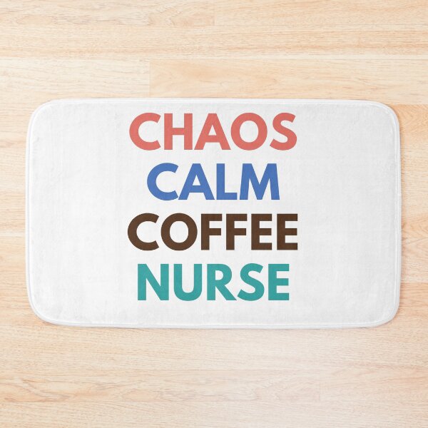 Item preview, Chaos Calm Coffee Nurse designed and sold by Common Mood.