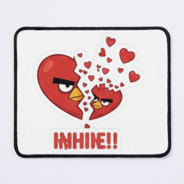 Item preview, Angry Heart Bird Shattered Love Sticker designed and sold by ZyVoAli.
