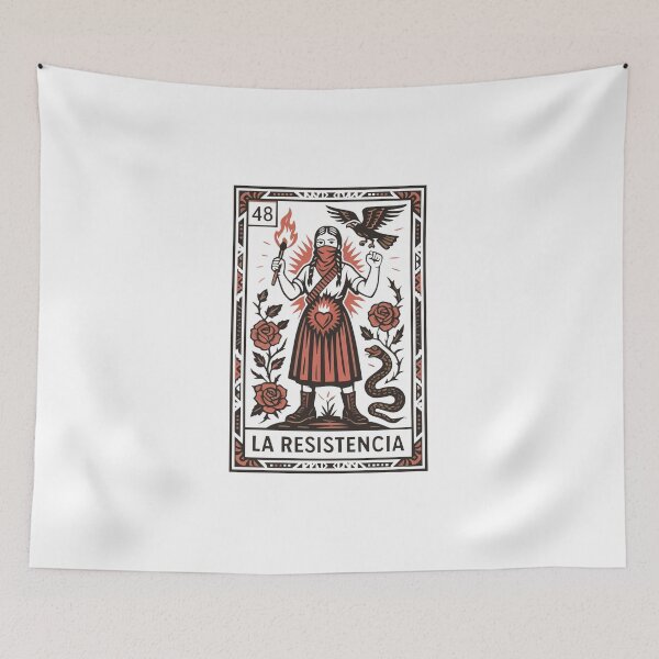 Item preview, Chinga La Migra, La Resistencia Latinx, Abolish Ice Protest, Latina Activist Lotería designed and sold by SheriPeroni.