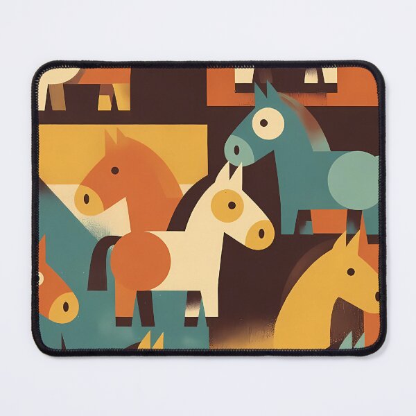 Item preview, Geometric Horse Icon Pattern (image size 7840x11680) designed and sold by Digital-Davinci.