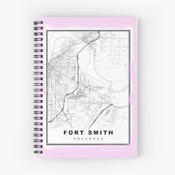 Item preview, Minimalist Fort Smith Map designed and sold by Tamas Das.