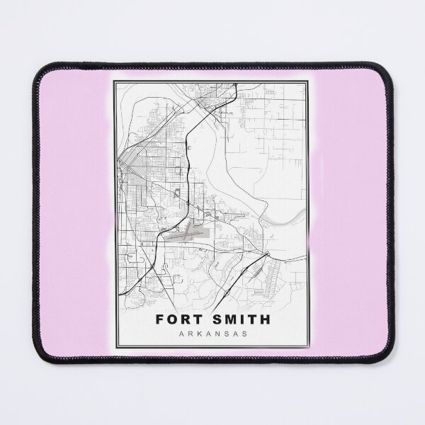 Item preview, Minimalist Fort Smith Map designed and sold by Tamas Das.