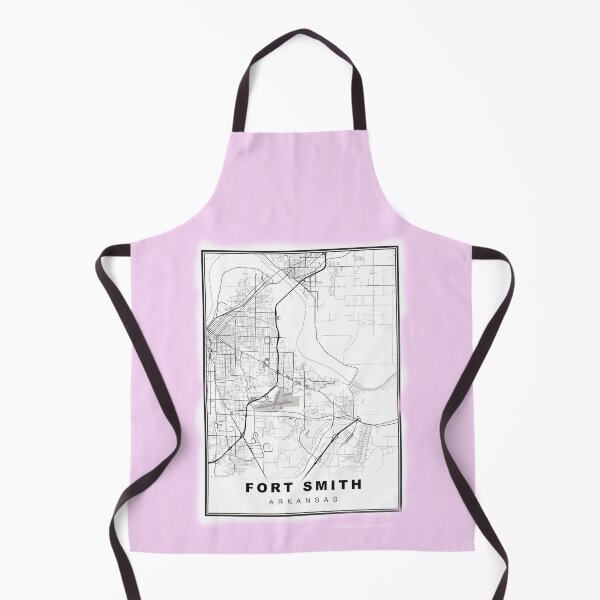 Item preview, Minimalist Fort Smith Map designed and sold by Tamas Das.