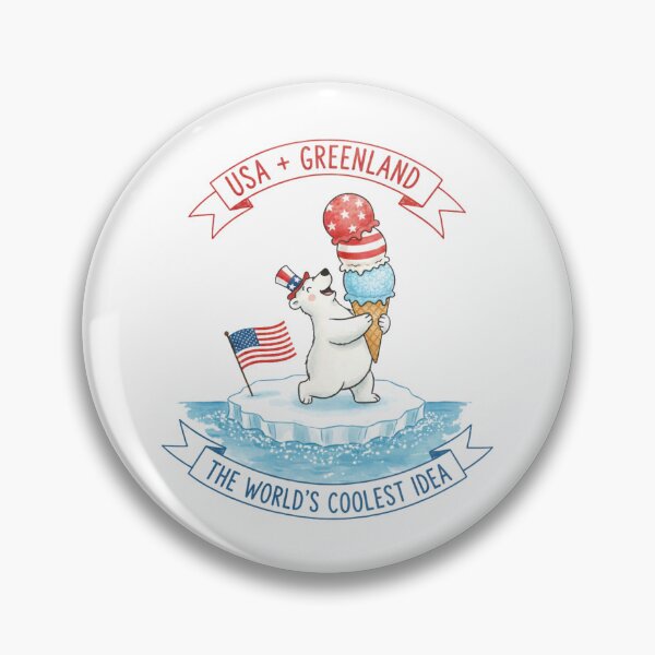 Item preview, USA and Greenland Expansion Concept: The World’s Coolest Idea Polar Bear designed and sold by Kubala.