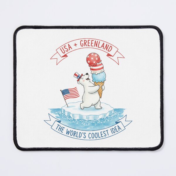 Item preview, USA and Greenland Expansion Concept: The World’s Coolest Idea Polar Bear designed and sold by Kubala.