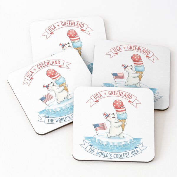 Item preview, USA and Greenland Expansion Concept: The World’s Coolest Idea Polar Bear designed and sold by Kubala.