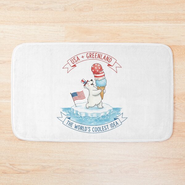 Item preview, USA and Greenland Expansion Concept: The World’s Coolest Idea Polar Bear designed and sold by Kubala.