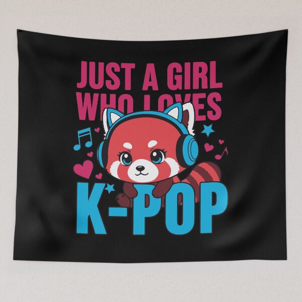 Item preview, Just A Girl Who Loves K-Pop Korean Music Kpop Fans designed and sold by LuminOrb.