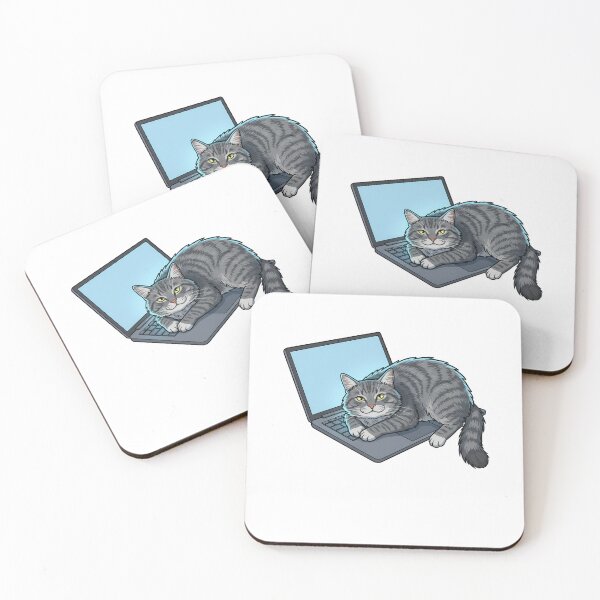 Item preview, Cat on Laptop designed and sold by k3rstman1.