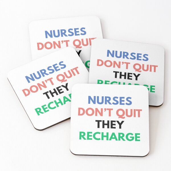 Item preview, Nurses Don’t Quit They Recharge designed and sold by Common Mood.
