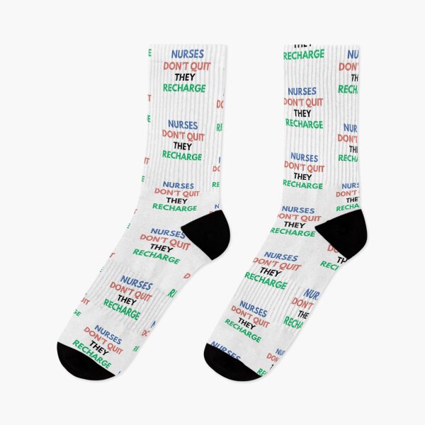 Item preview, Nurses Don’t Quit They Recharge designed and sold by Common Mood.