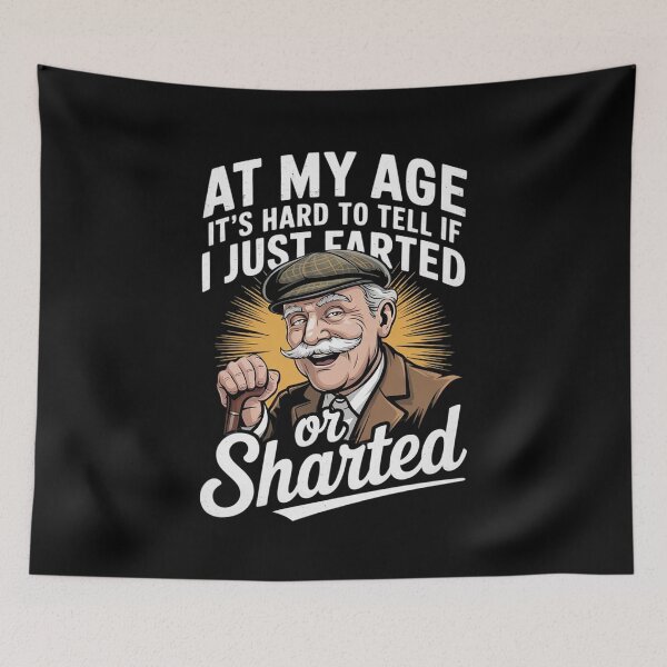 Item preview,  Fart Humor , I Sharted , Old Fart T designed and sold by MarkLeedsArt.
