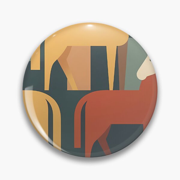Item preview, Geometric Horse Icon Pattern (image size 7840x11680) designed and sold by Digital-Davinci.