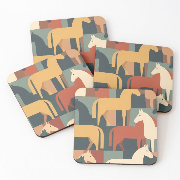 Item preview, Geometric Horse Icon Pattern (image size 7840x11680) designed and sold by Digital-Davinci.