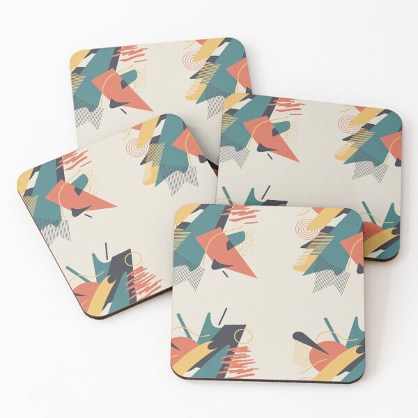 Item preview, Modern Abstract Geometric Composition designed and sold by myforestfog.
