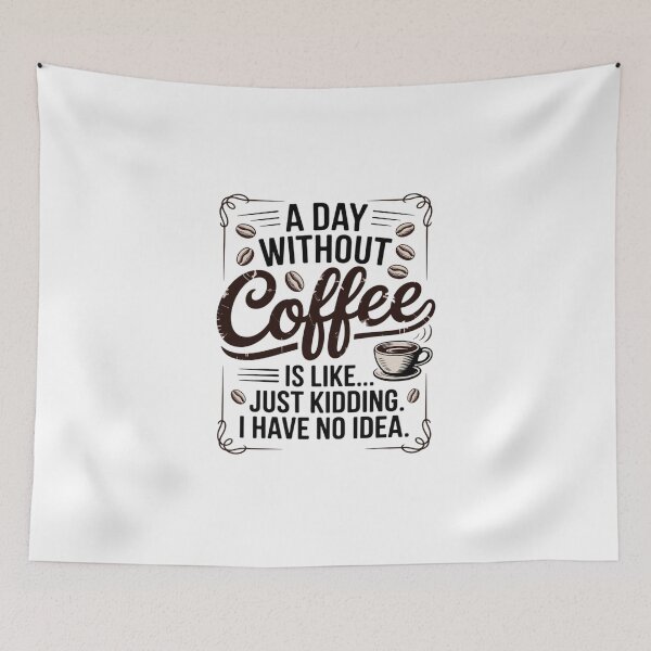 Item preview, Kaffeelie Day Without Coffee is Like Just Kidding designed and sold by DigitaldeligArt.