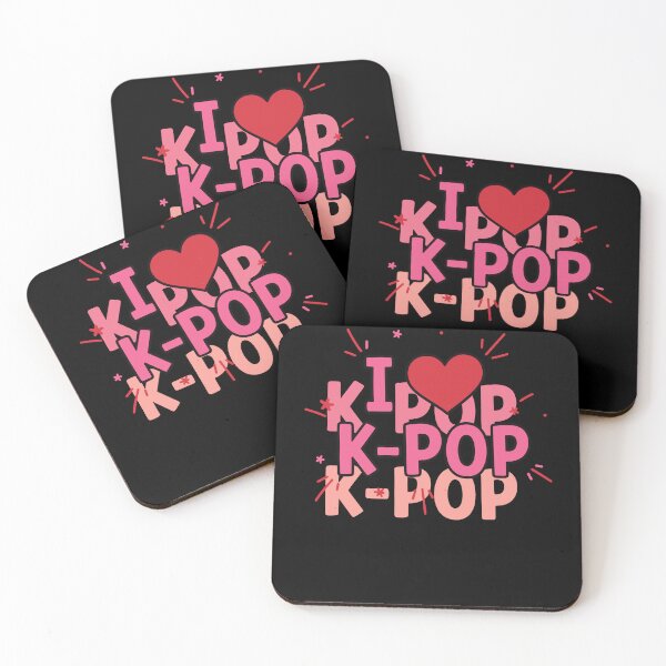 Item preview, I Love K-Pop Cute Korean Pop Music Kpop Korea designed and sold by LuminOrb.