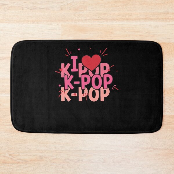 Item preview, I Love K-Pop Cute Korean Pop Music Kpop Korea designed and sold by LuminOrb.