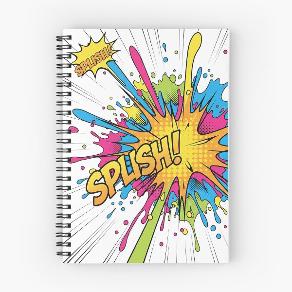 Item preview, multi-color pop art paint splatter, bold outlines, comic-style explosion, high-energy design designed and sold by AwesomeArtist26.