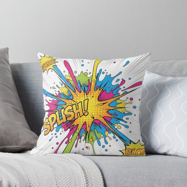 Item preview, multi-color pop art paint splatter, bold outlines, comic-style explosion, high-energy design designed and sold by AwesomeArtist26.