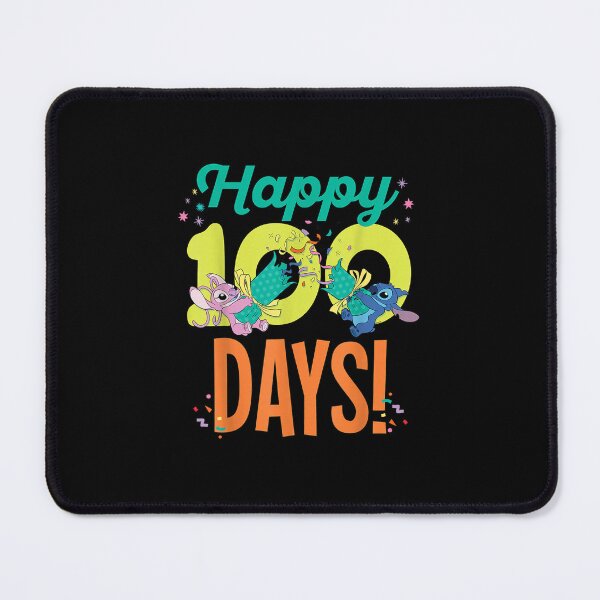 Item preview, Disney Stitch & Angel Happy 100 Days of School 100th Day designed and sold by Juansustait.