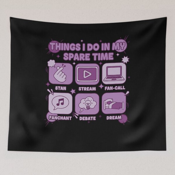 Item preview, Things I Do In My Spare Time Stan Stream Dream designed and sold by LuminOrb.